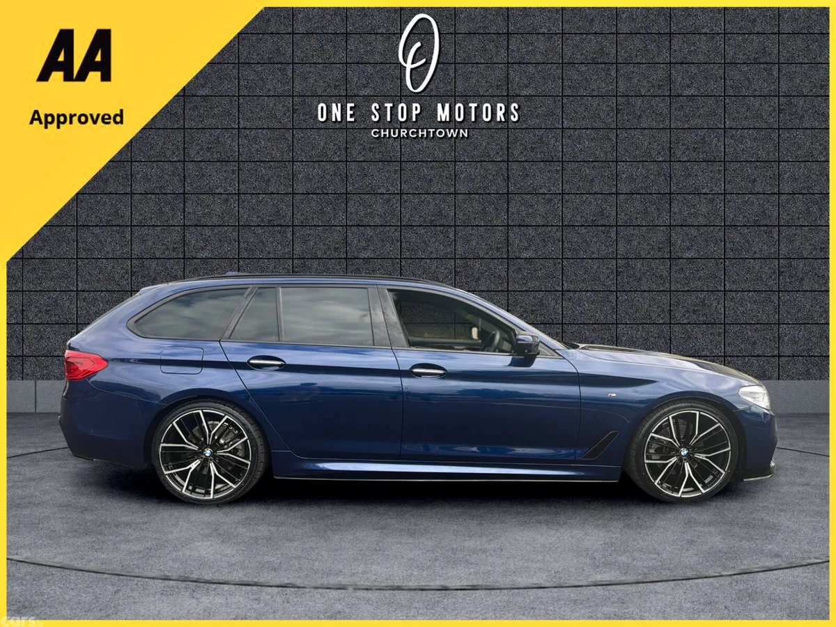 BMW 5-Series Estate, Diesel, 2017, Blue