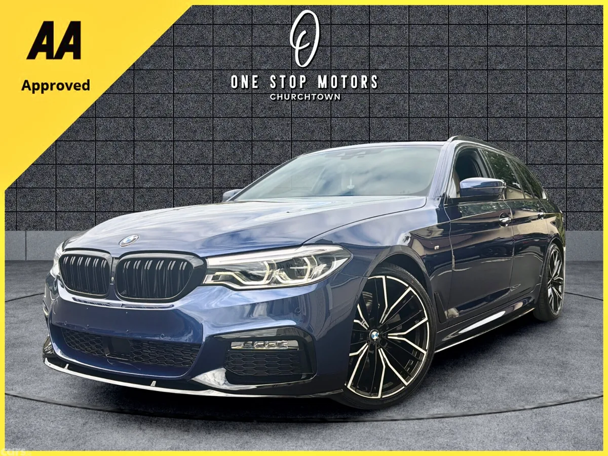 BMW 5-Series Estate, Diesel, 2017, Blue