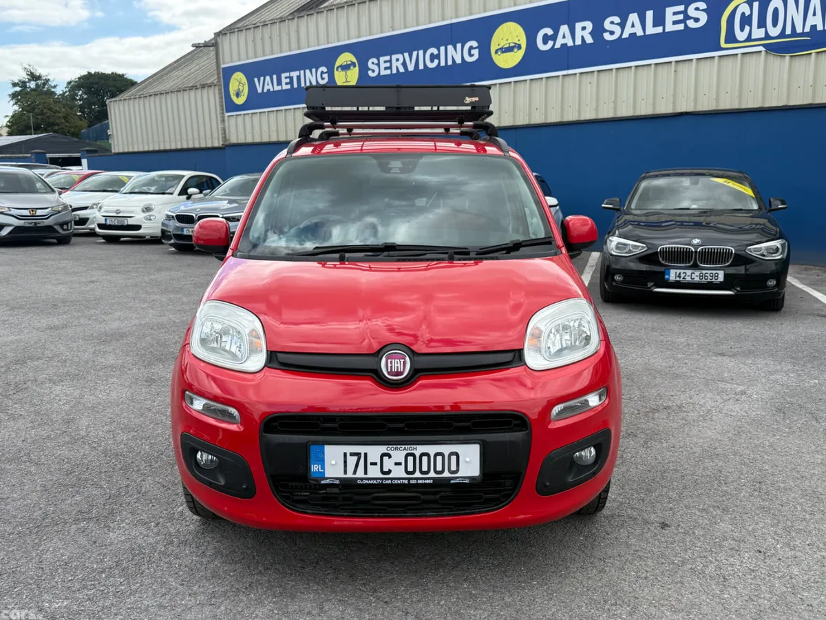 Fiat 500 Hatchback, Petrol, 2017, Red