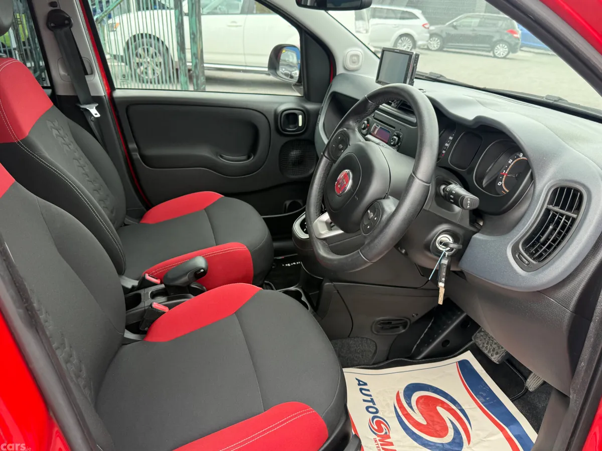 Fiat 500 Hatchback, Petrol, 2017, Red