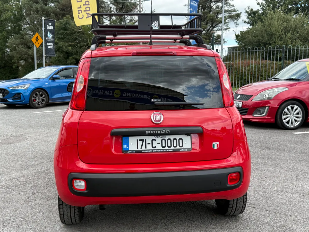 Fiat 500 Hatchback, Petrol, 2017, Red