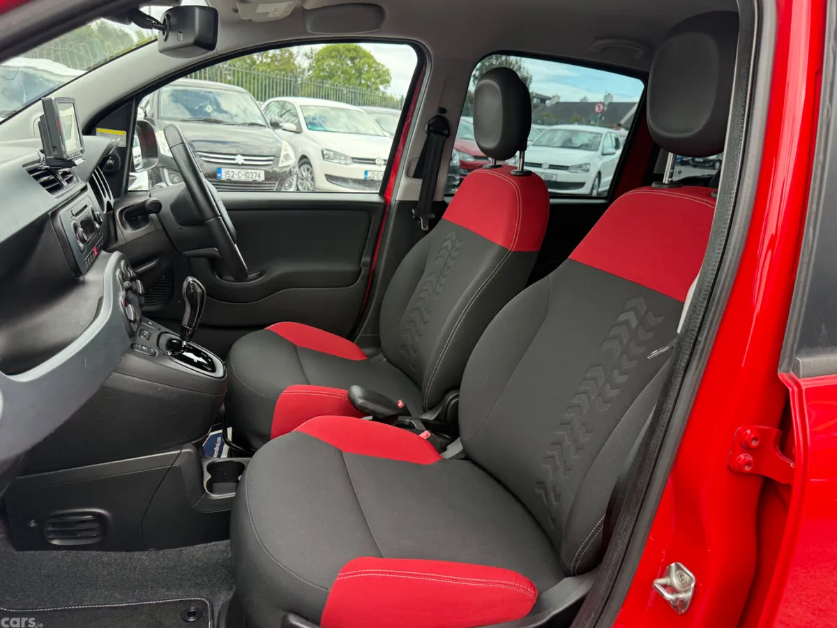Fiat 500 Hatchback, Petrol, 2017, Red