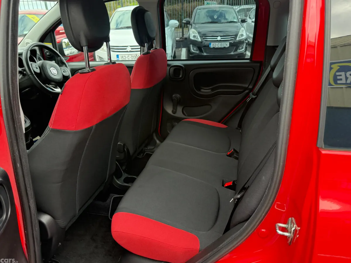Fiat 500 Hatchback, Petrol, 2017, Red