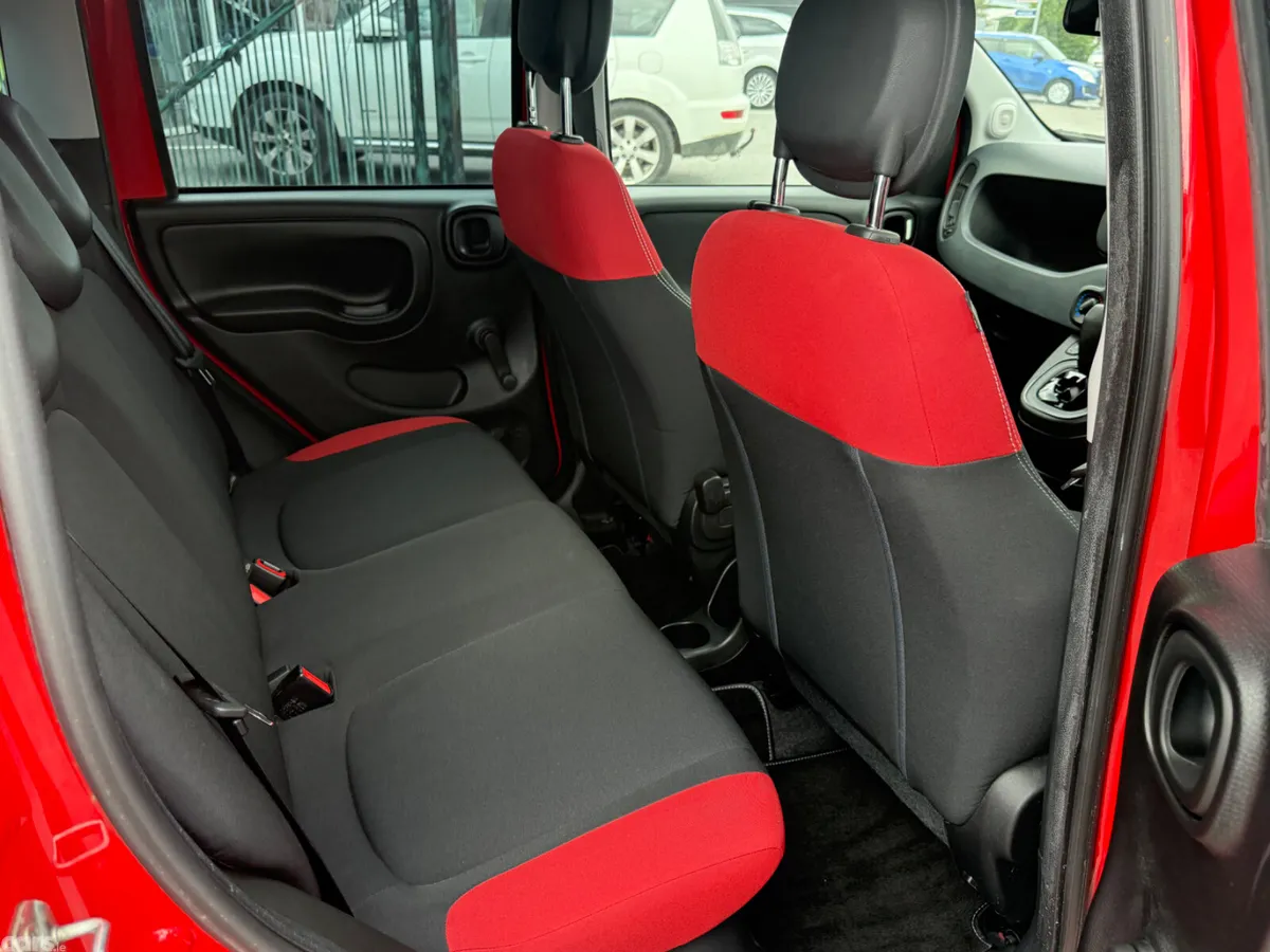 Fiat 500 Hatchback, Petrol, 2017, Red