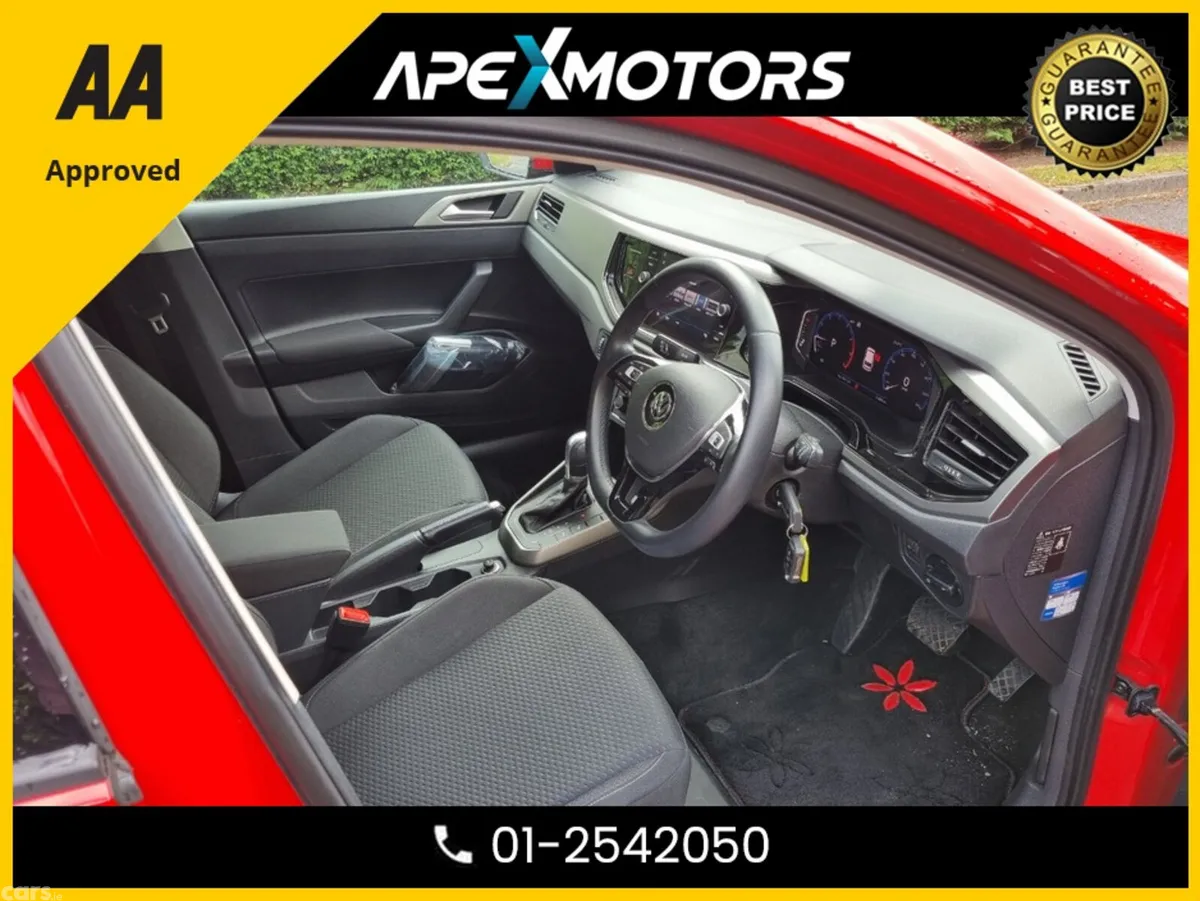 Volkswagen Polo Hatchback, Petrol, 2019, Red