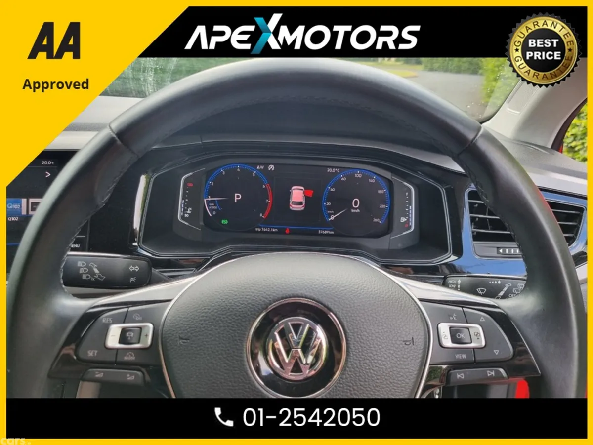 Volkswagen Polo Hatchback, Petrol, 2019, Red
