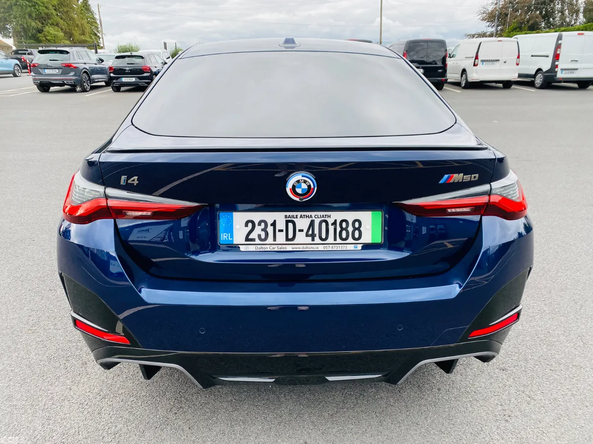BMW i4 Saloon, Electric, 2023, Blue