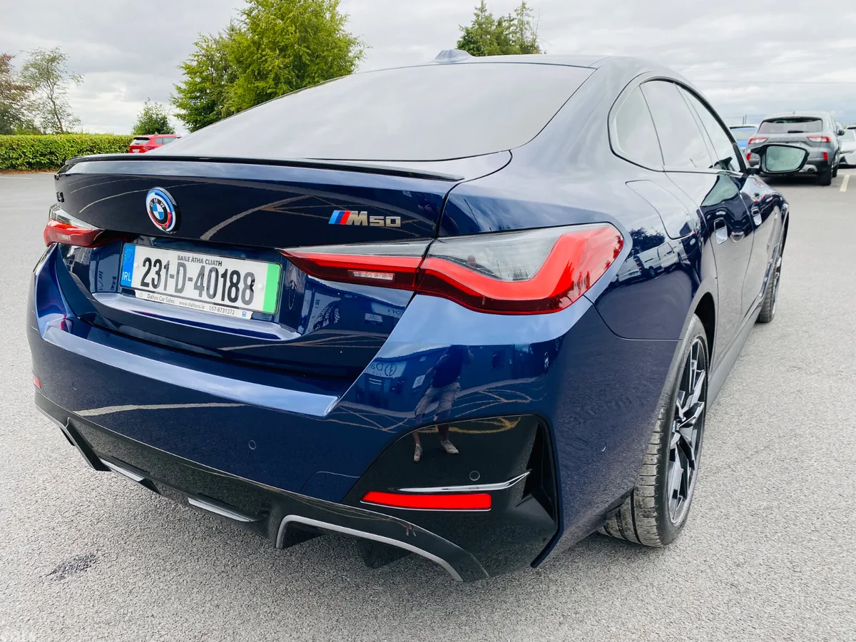 BMW i4 Saloon, Electric, 2023, Blue