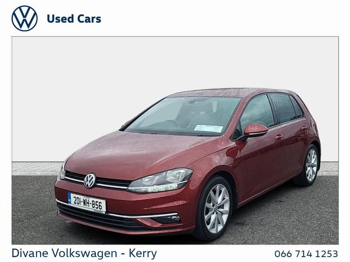 Volkswagen Golf Hatchback, Diesel, 2020, Red