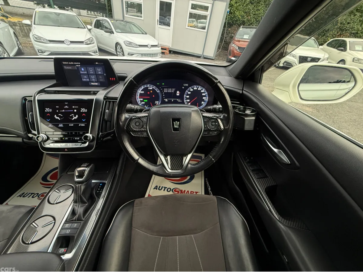 Toyota Crown Saloon, Petrol Hybrid, 2020, White