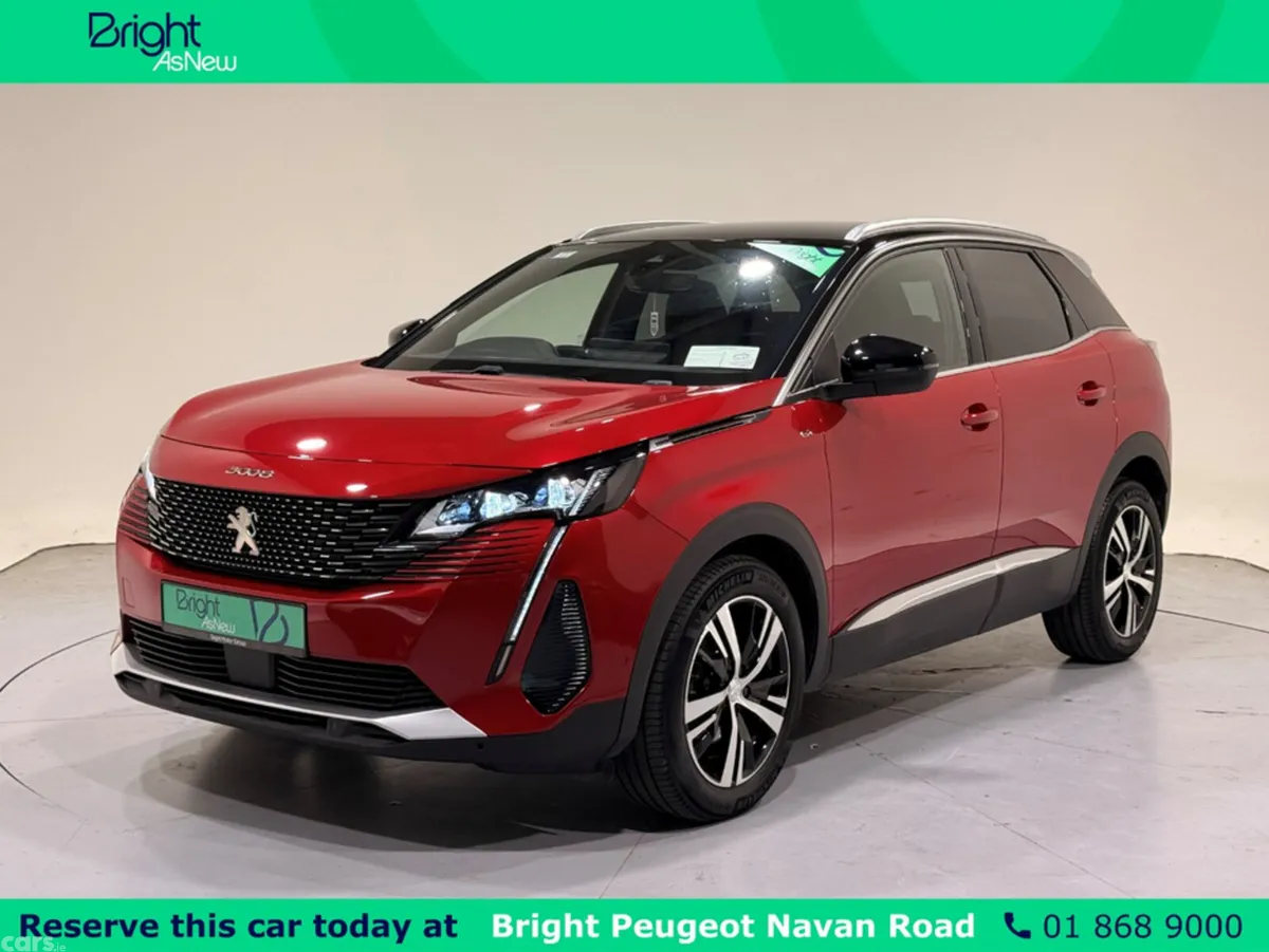 Peugeot 3008 SUV, Petrol Hybrid, 2024, Red
