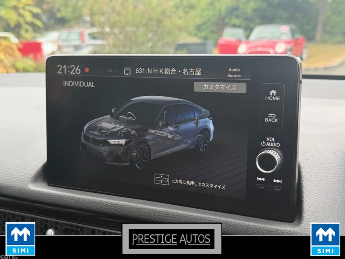 Honda Civic Hatchback, Petrol Hybrid, 2022, Red
