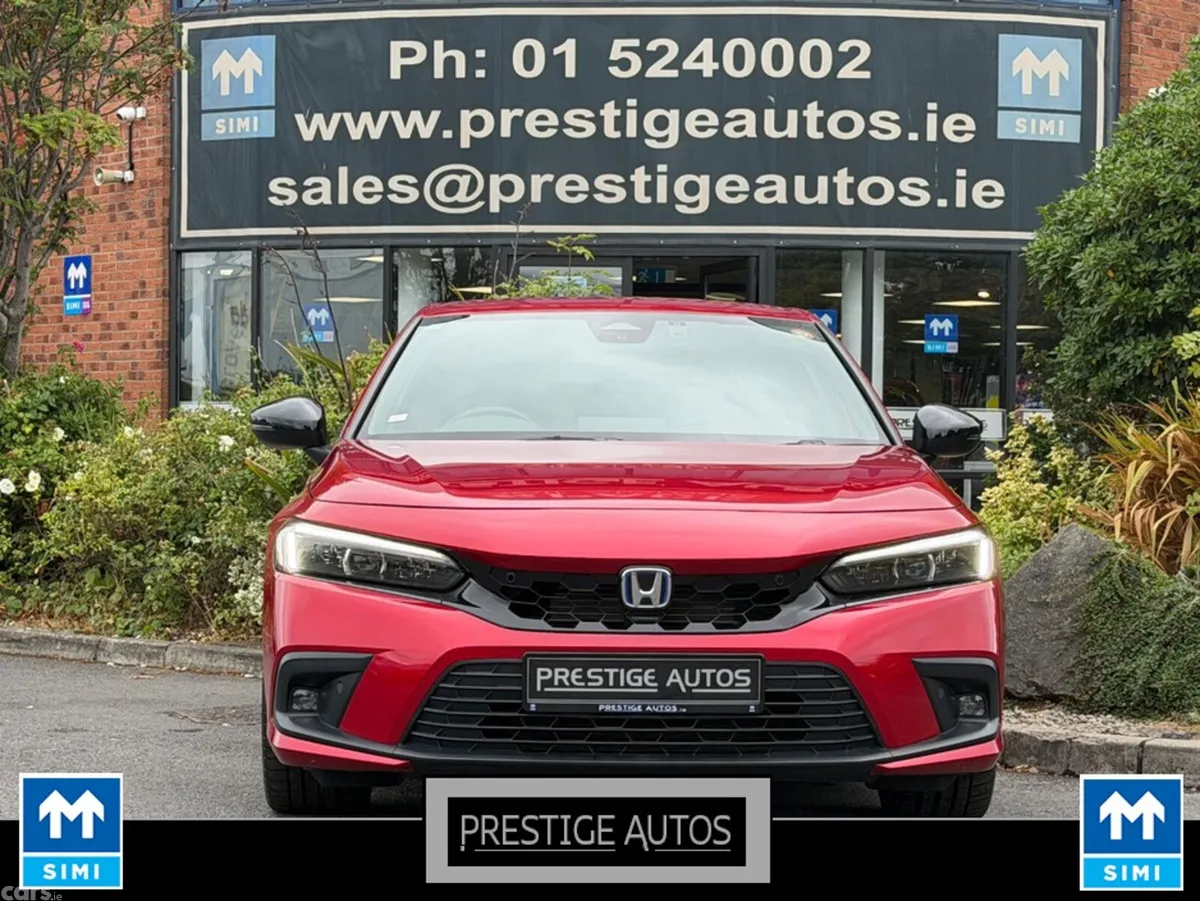 Honda Civic Hatchback, Petrol Hybrid, 2022, Red