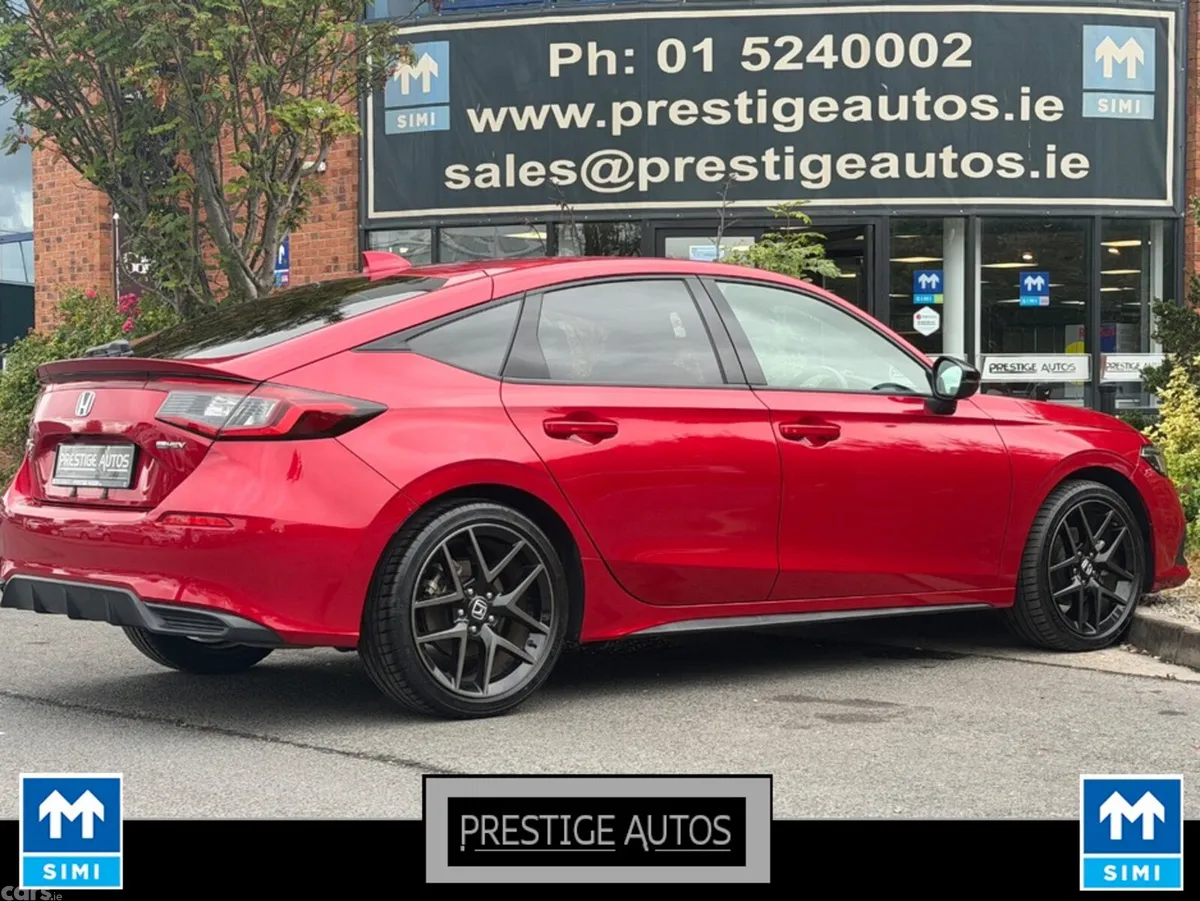 Honda Civic Hatchback, Petrol Hybrid, 2022, Red
