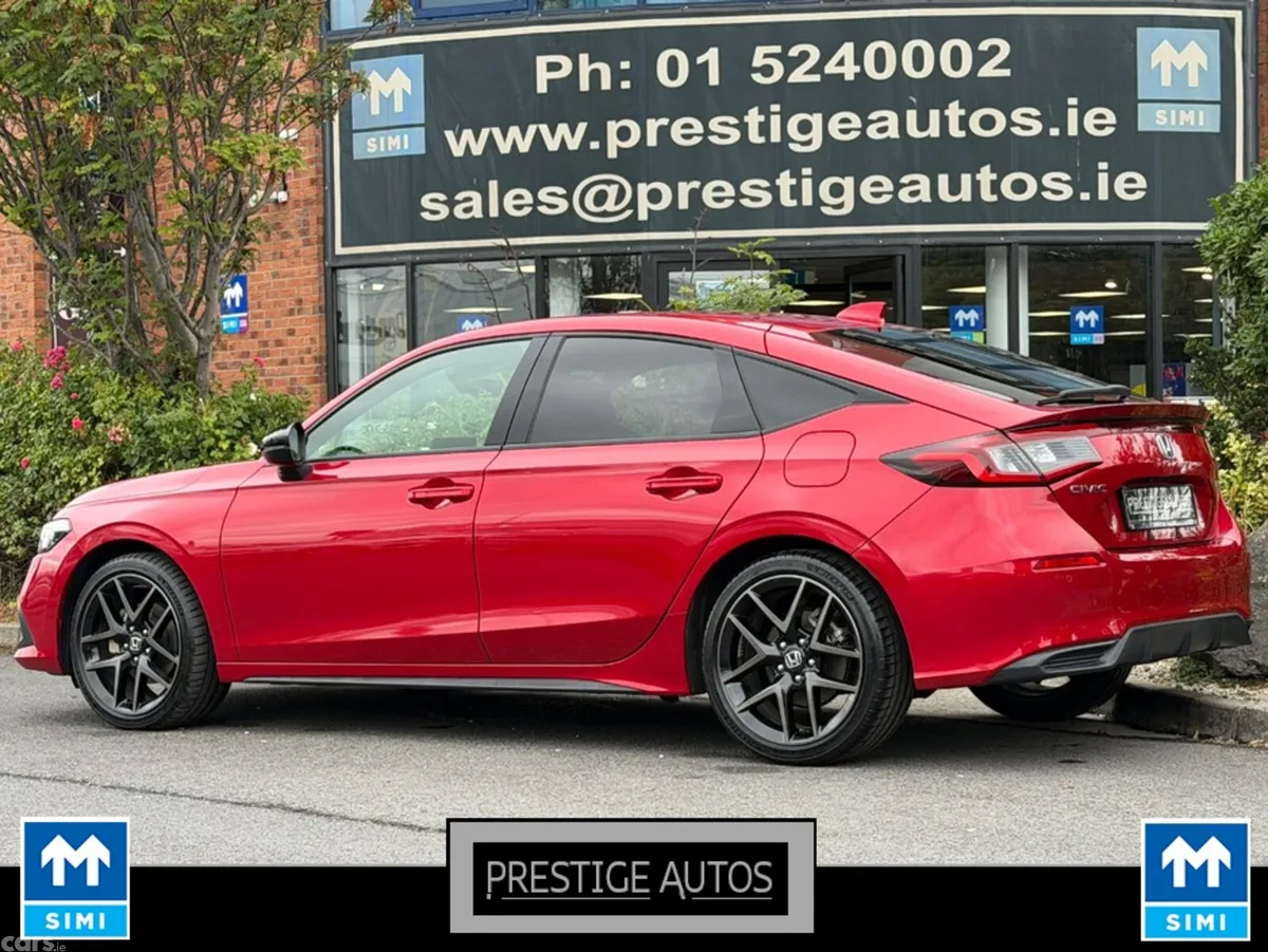 Honda Civic Hatchback, Petrol Hybrid, 2022, Red