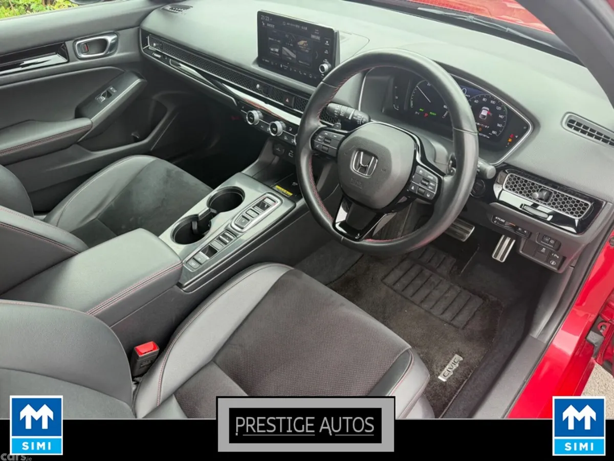 Honda Civic Hatchback, Petrol Hybrid, 2022, Red