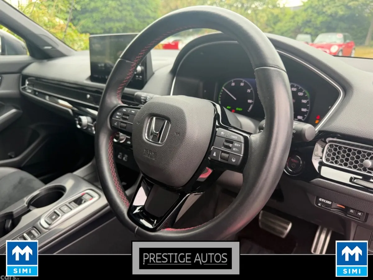 Honda Civic Hatchback, Petrol Hybrid, 2022, Red