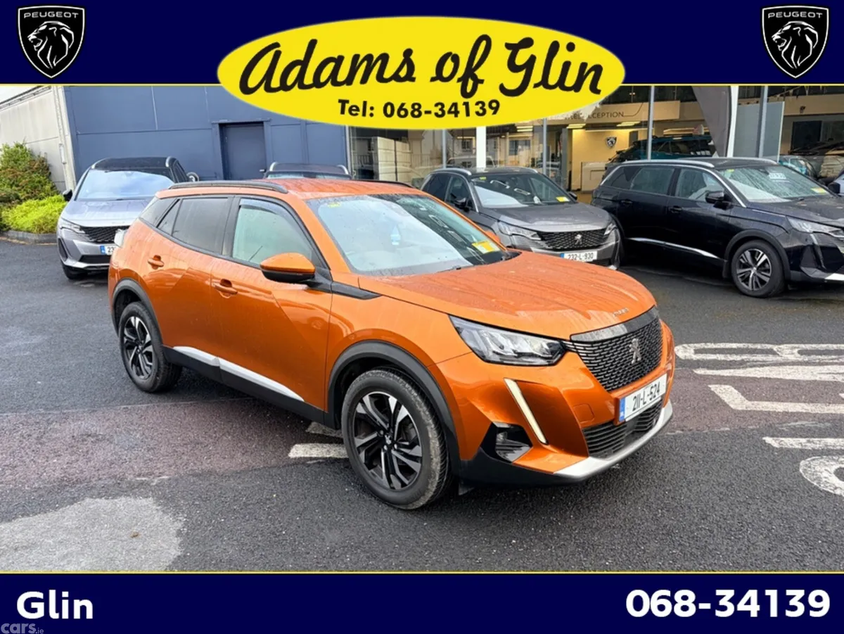 Peugeot 2008 SUV, Petrol, 2021, Orange