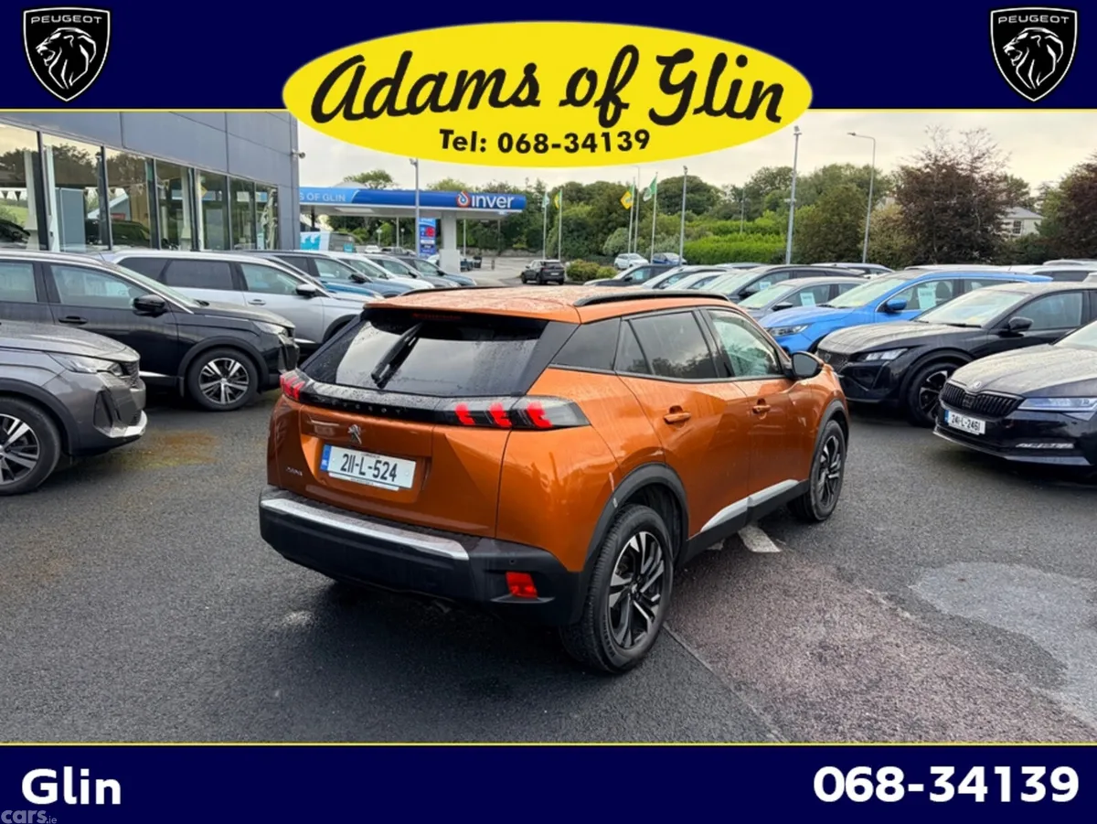 Peugeot 2008 SUV, Petrol, 2021, Orange