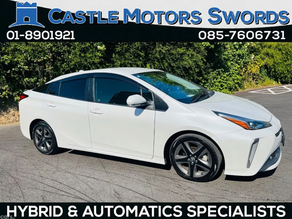 Toyota Prius Saloon, Petrol Hybrid, 2020, White