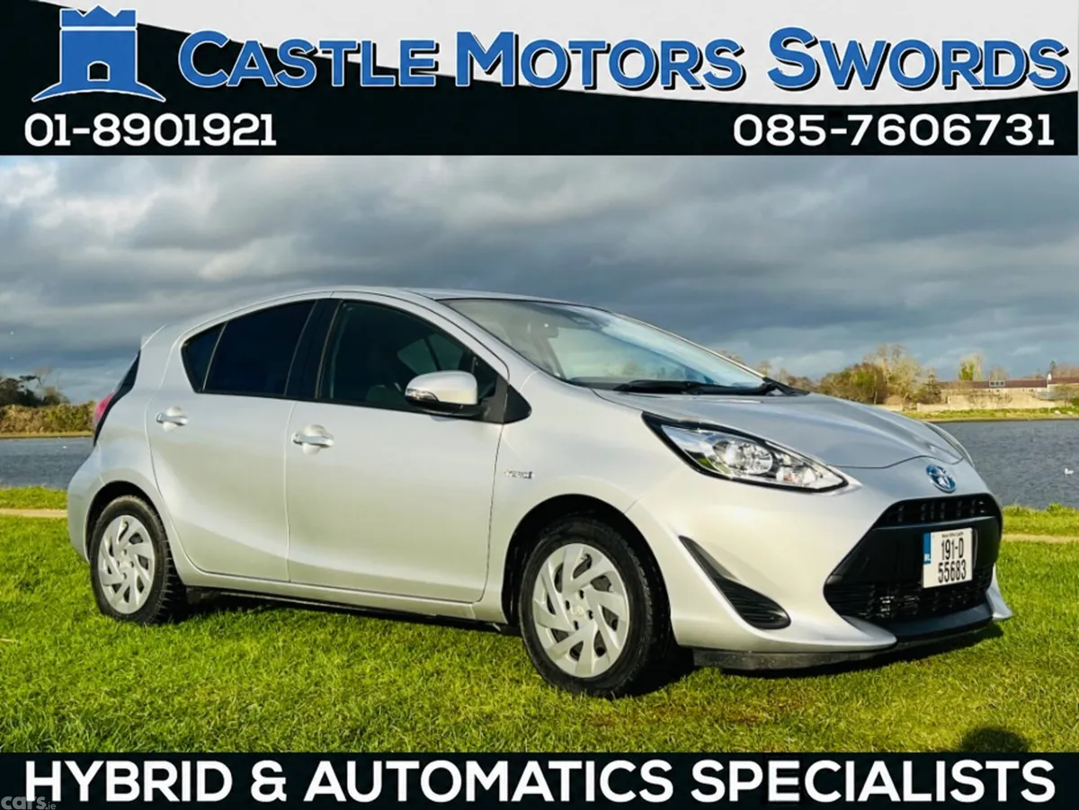 Toyota Aqua Hatchback, Petrol Hybrid, 2019, Silver