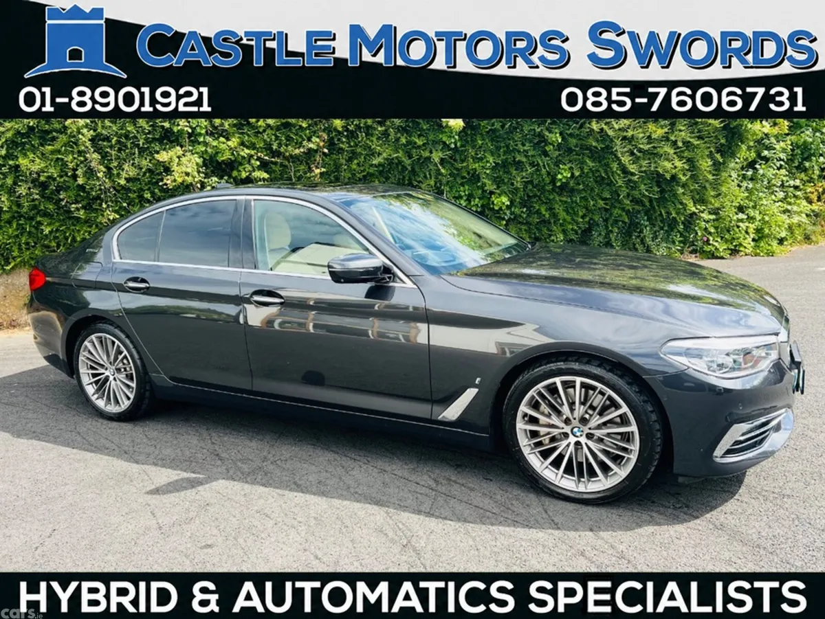 BMW 5-Series Saloon, Petrol Plug-in Hybrid, 2017, Grey