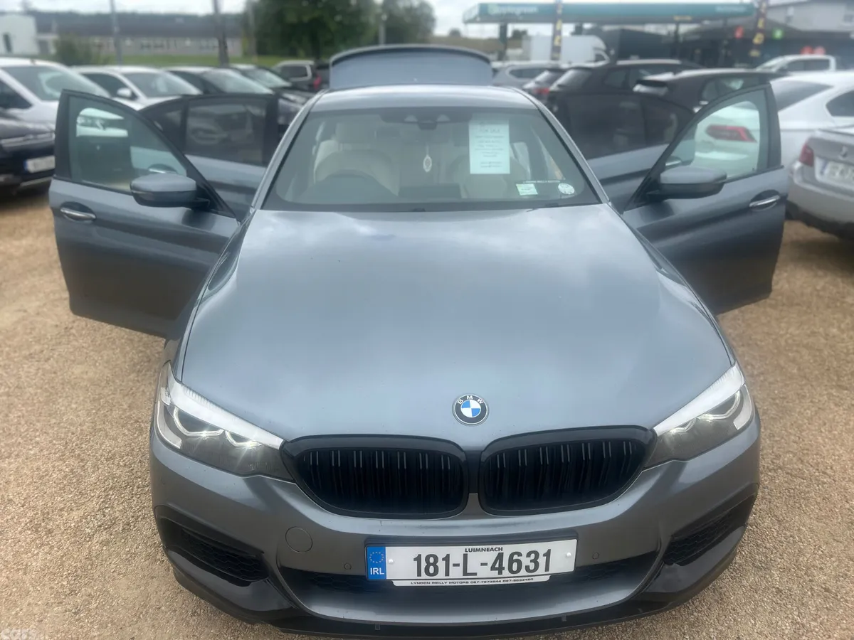 BMW 5-Series Saloon, Diesel, 2018, Blue