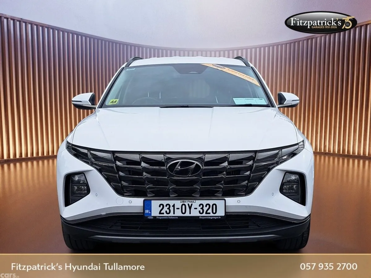 Hyundai Tucson SUV, Petrol Hybrid, 2023, White