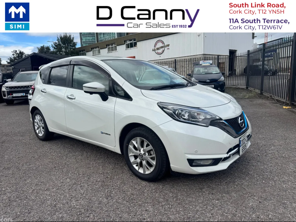 Nissan Note Hatchback, Petrol Hybrid, 2020, White