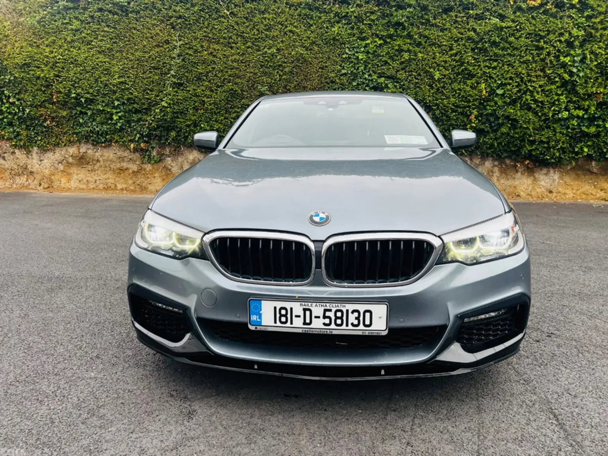 BMW 5-Series Saloon, Petrol Plug-in Hybrid, 2018, Blue