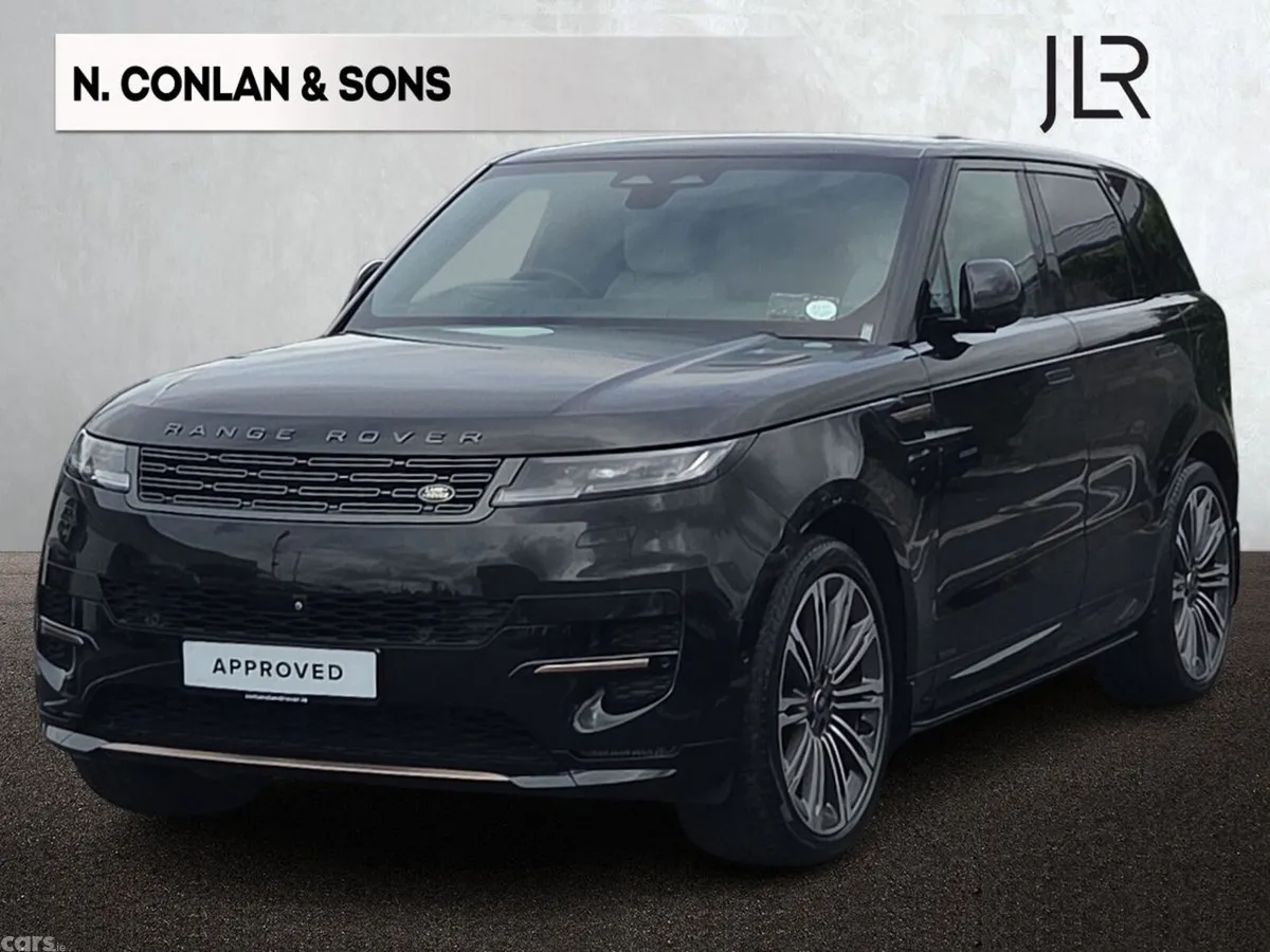 Land Rover Range Rover Sport SUV, Petrol Plug-in Hybrid, 2024, Black