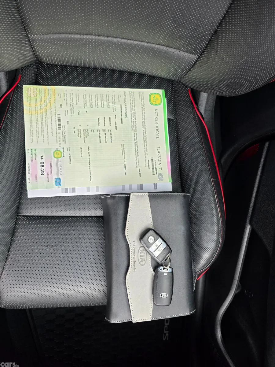 Kia Sportage SUV, Diesel, 2019, Red