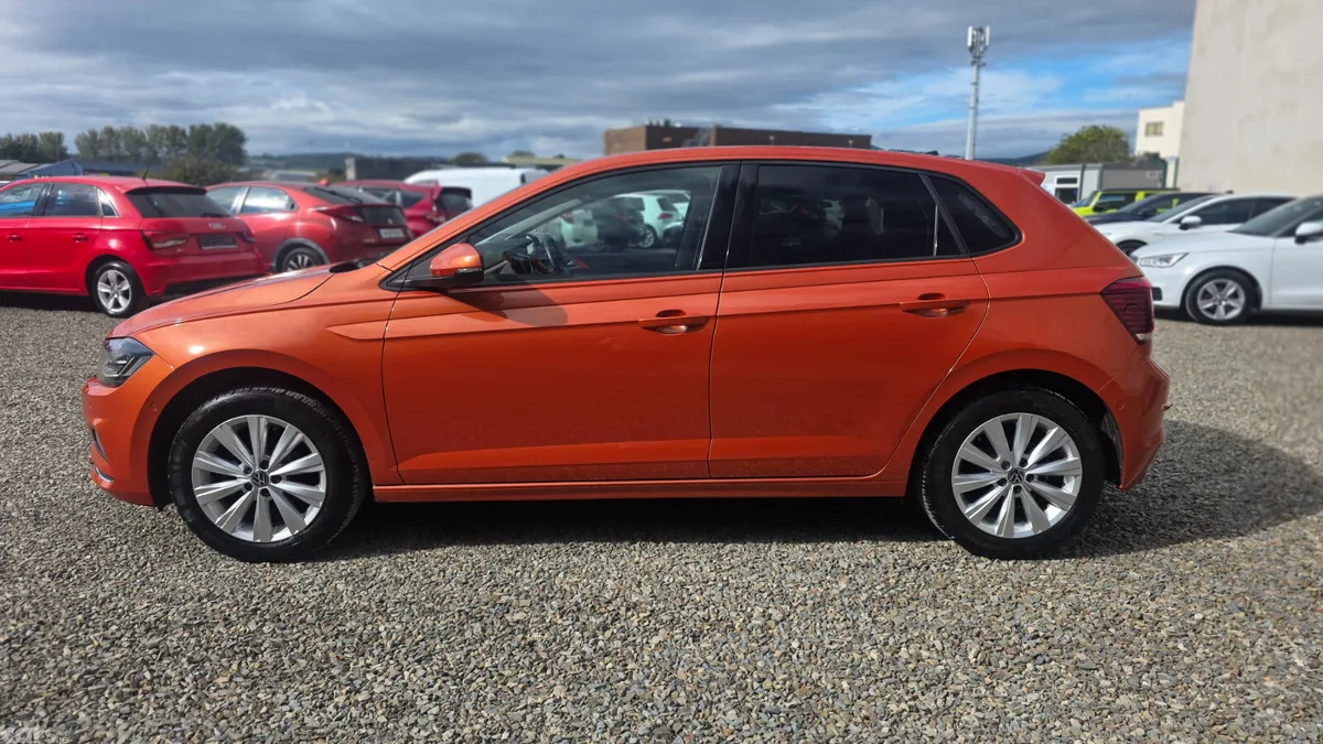 Volkswagen Polo Hatchback, Petrol, 2021, Orange
