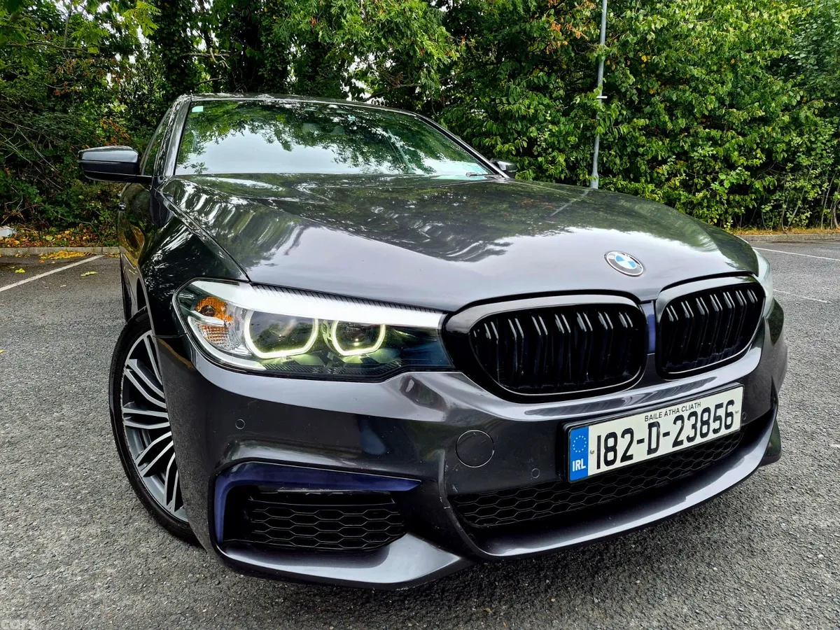 BMW 5-Series Saloon, Petrol Plug-in Hybrid, 2018, Grey