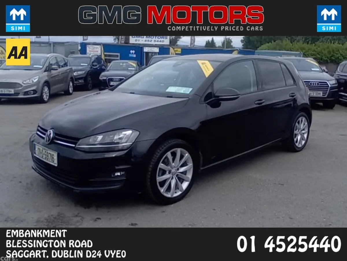 Volkswagen Golf Hatchback, Petrol, 2017, Black