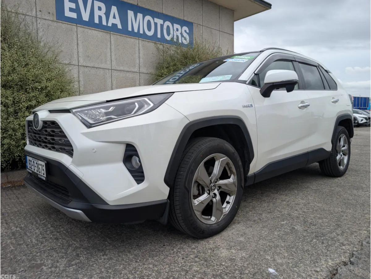 Toyota RAV4 SUV, Petrol Hybrid, 2019, White