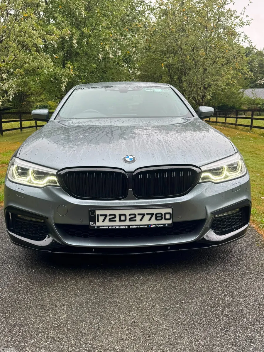 BMW 5-Series Saloon, Petrol Plug-in Hybrid, 2017, Blue