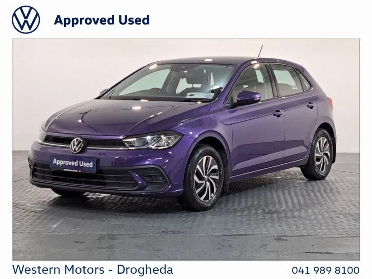 Volkswagen Polo Hatchback, Petrol, 2023, Purple