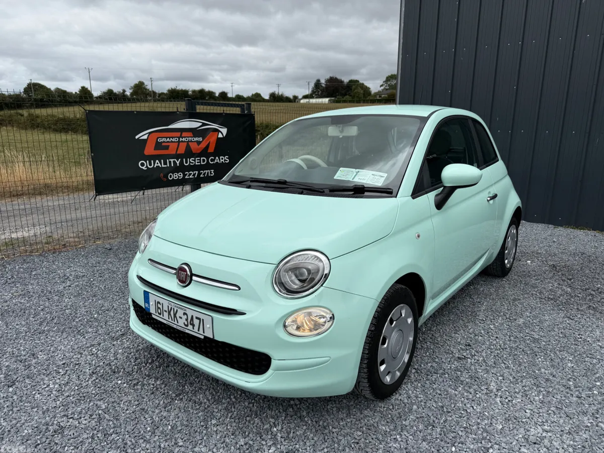 Fiat 500 Hatchback, Petrol, 2016, Green