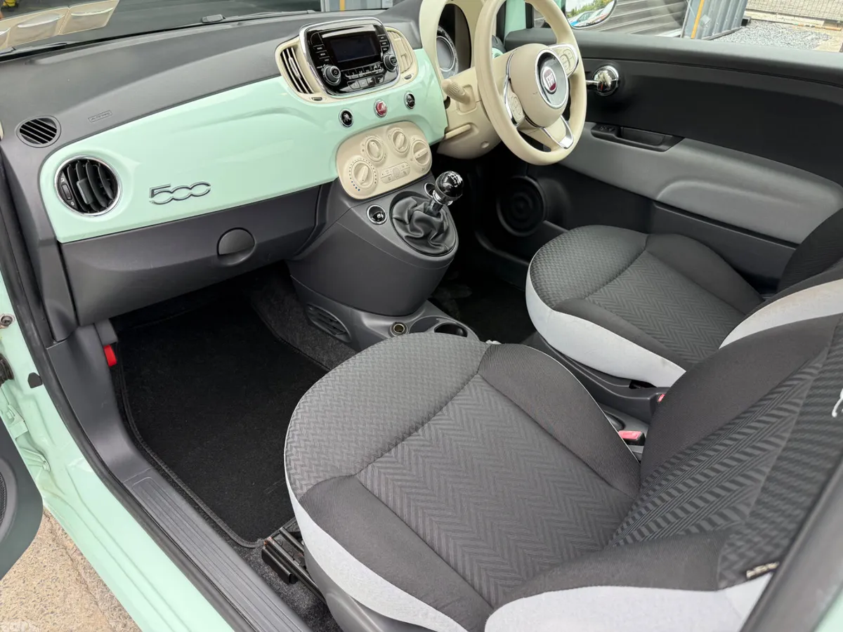Fiat 500 Hatchback, Petrol, 2016, Green