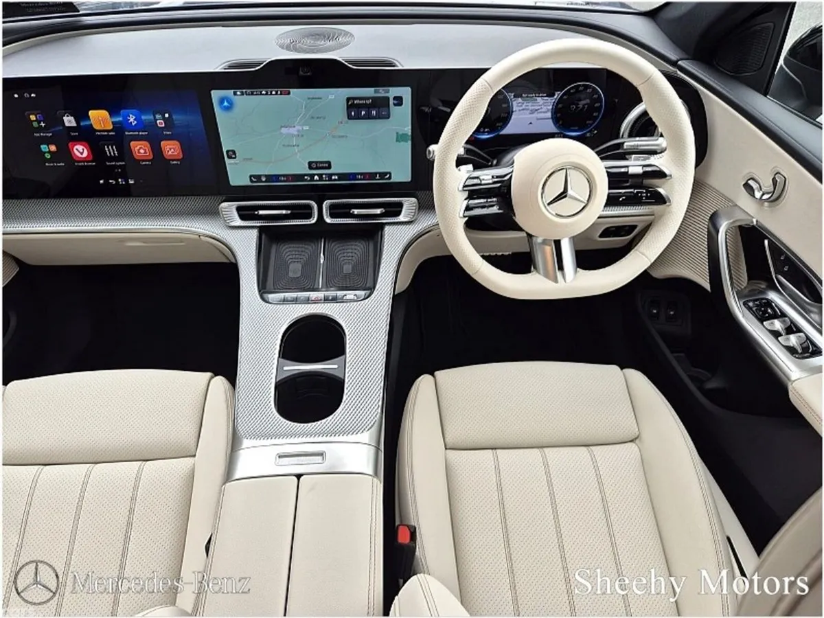 Mercedes-Benz GLC SUV, Electric, 2027, Blue