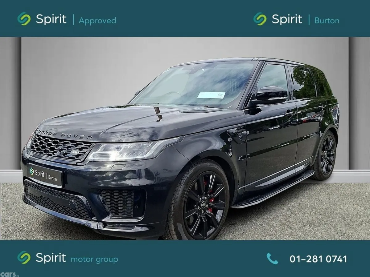 Land Rover Range Rover Sport SUV, Petrol Plug-in Hybrid, 2021, Black