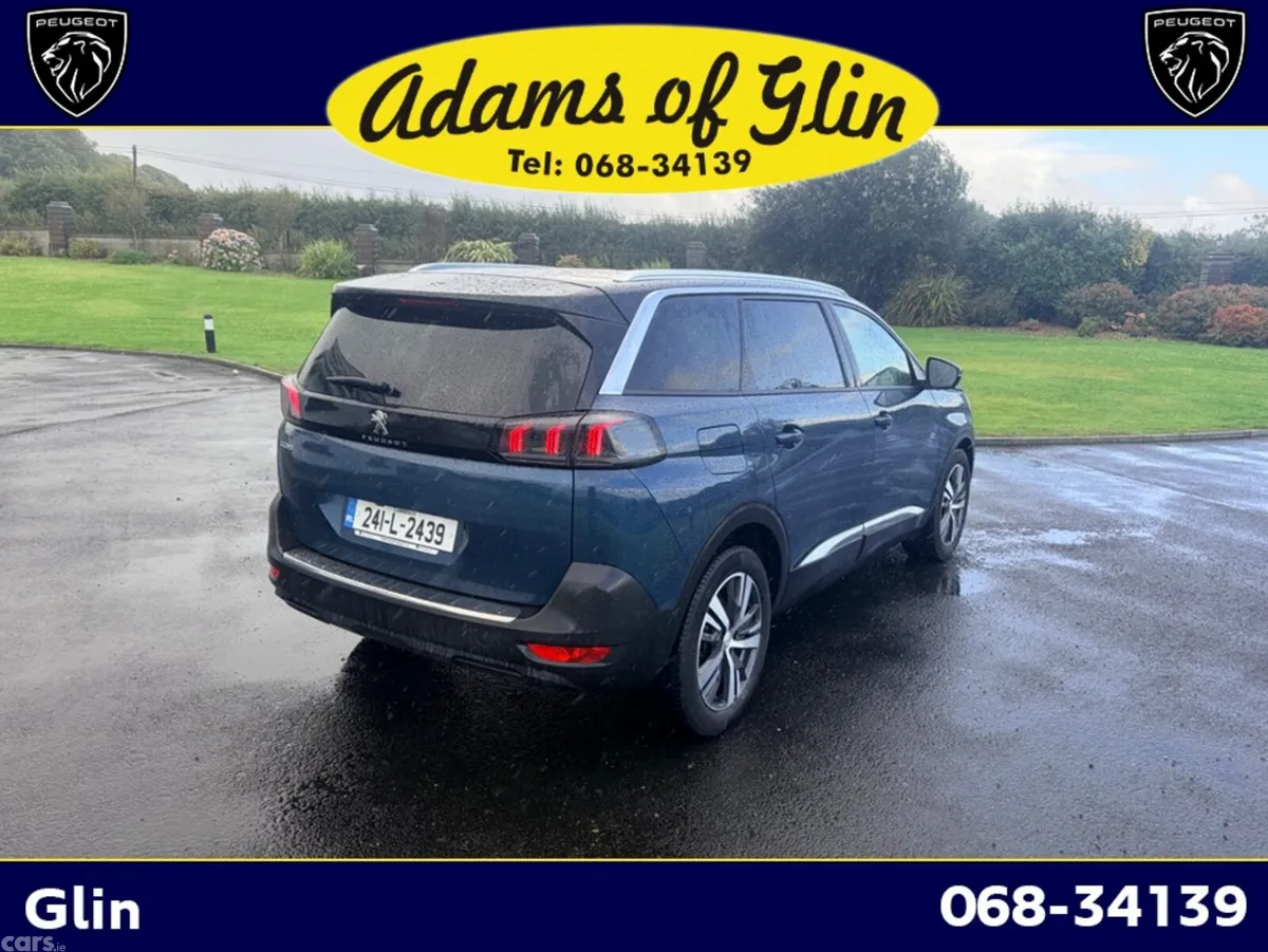 Peugeot 5008 SUV, Petrol Hybrid, 2024, Blue
