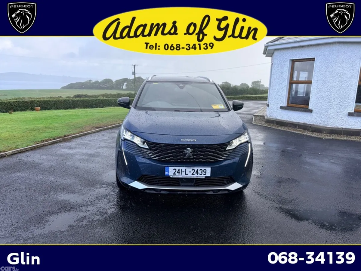 Peugeot 5008 SUV, Petrol Hybrid, 2024, Blue