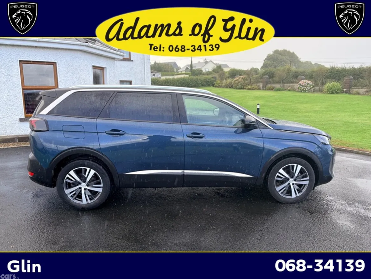 Peugeot 5008 SUV, Petrol Hybrid, 2024, Blue