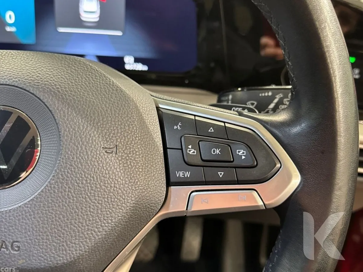 Volkswagen Golf Estate, Petrol Hybrid, 2021, Red