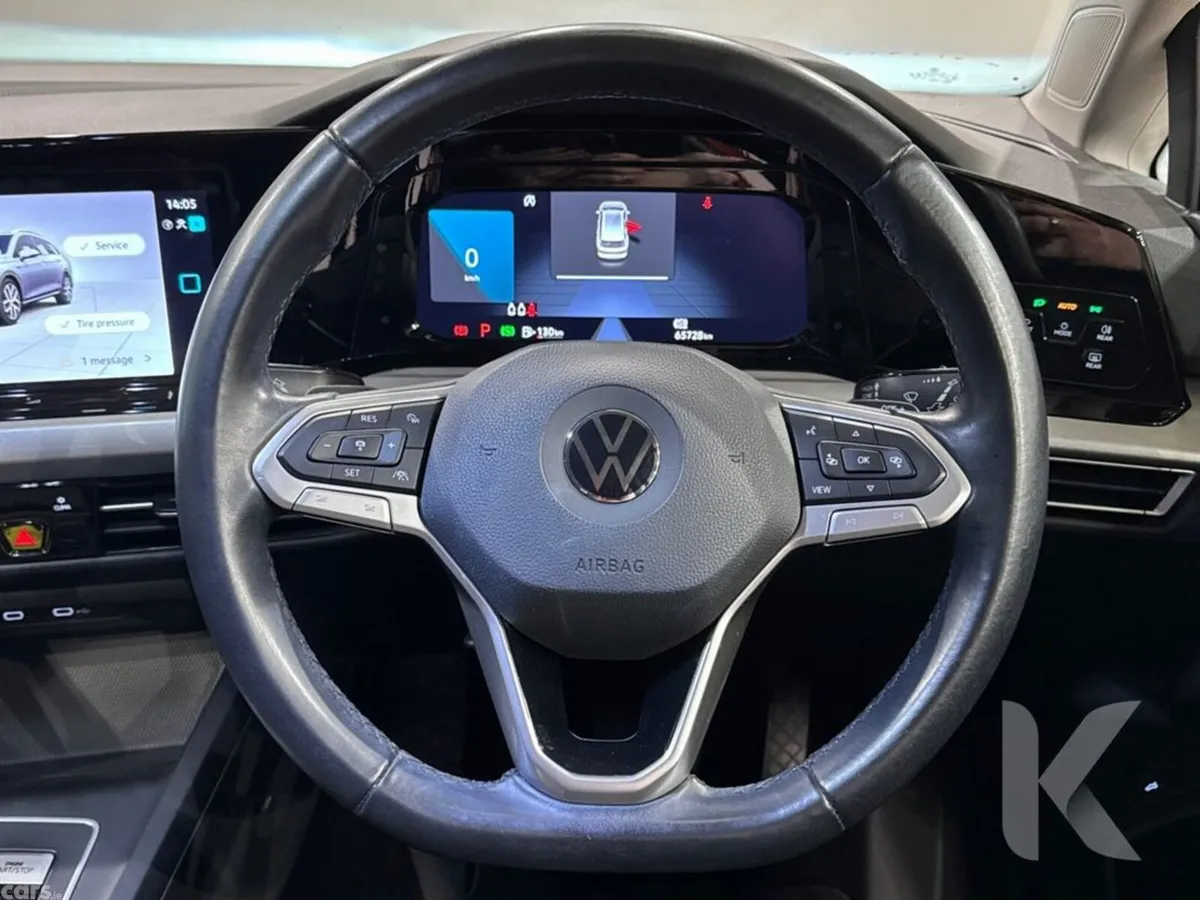 Volkswagen Golf Estate, Petrol Hybrid, 2021, Red