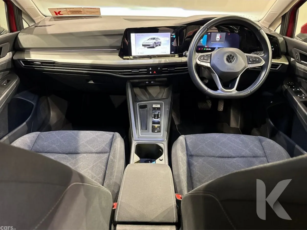 Volkswagen Golf Estate, Petrol Hybrid, 2021, Red