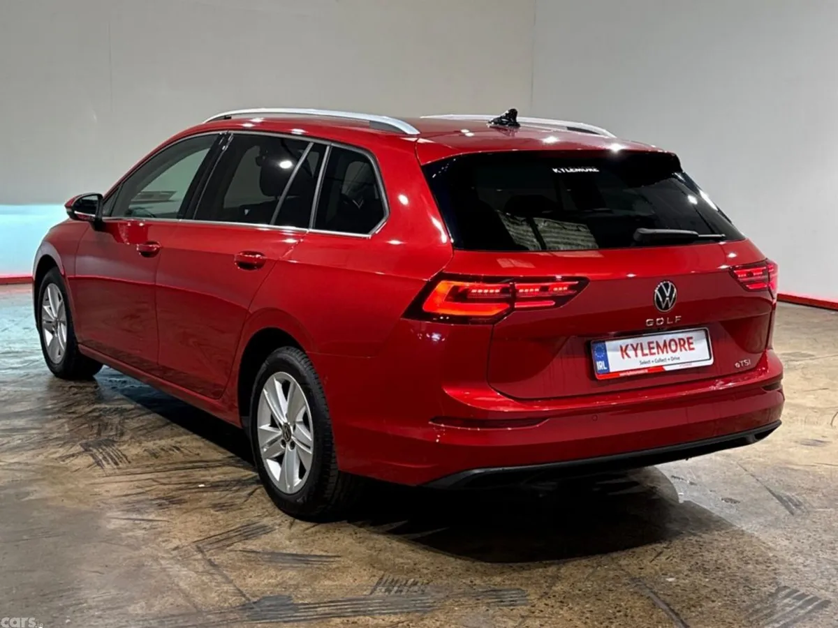 Volkswagen Golf Estate, Petrol Hybrid, 2021, Red