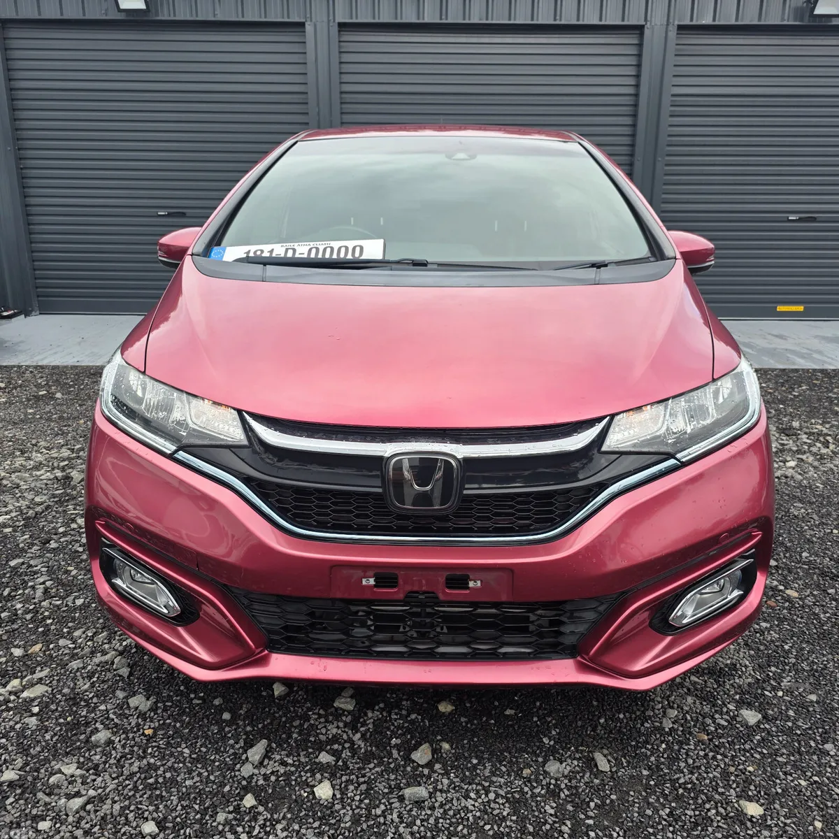 Honda Fit Hatchback, Petrol Hybrid, 2018, Red